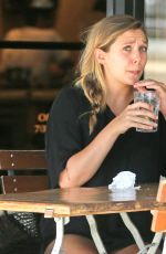 ELIZABETH OLSEN at Le Pain Quotidien in West Hollywood 07/28/2016