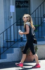 ELIZABETH OLSEN Out and About in Los Angeles 07/21/2016