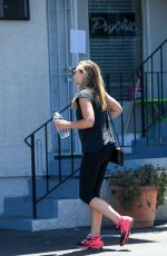 ELIZABETH OLSEN Out and About in Los Angeles 07/21/2016