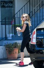ELIZABETH OLSEN Out and About in Los Angeles 07/21/2016