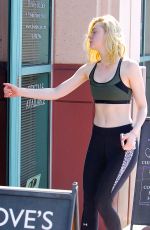 ELLE FANNING Heading to a Gym in North Hollywood 07/09/2016