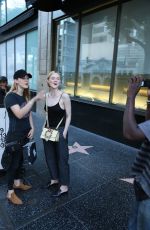 ELLE FANNING Leaves Katsuya Restaurant in Hollywood 07/09/2016