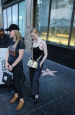 ELLE FANNING Leaves Katsuya Restaurant in Hollywood 07/09/2016
