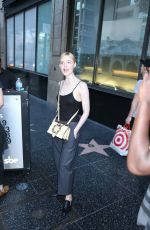ELLE FANNING Leaves Katsuya Restaurant in Hollywood 07/09/2016