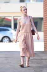 ELLE FANNING Out and About in Los Angeles 07/07/2016