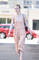 ELLE FANNING Out and About in Los Angeles 07/07/2016