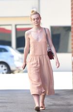 ELLE FANNING Out and About in Los Angeles 07/07/2016