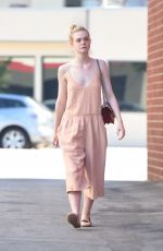 ELLE FANNING Out and About in Los Angeles 07/07/2016