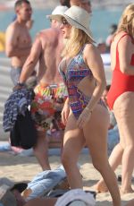 ELLIE GOULDING in Swimsuit at a Beach in Miami 07/21/2016