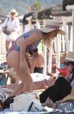 ELLIE GOULDING in Swimsuit at a Beach in Miami 07/21/2016