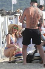 ELLIE GOULDING in Swimsuit at a Beach in Miami 07/21/2016