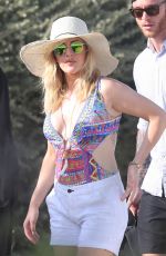 ELLIE GOULDING in Swimsuit at a Beach in Miami 07/21/2016