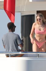 ELSA HOSK in Bikini at a Yacht in Saint-tropez 07/19/2016