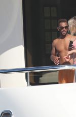 ELSA HOSK in Bikini at a Yacht in Saint-tropez 07/19/2016