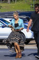 ELSA PATAKY Out in Byron Bay, Australia 07/04/2016