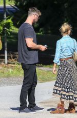 ELSA PATAKY Out in Byron Bay, Australia 07/04/2016