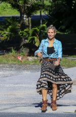 ELSA PATAKY Out in Byron Bay, Australia 07/04/2016