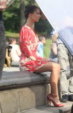 EMILY RATAJKOWSKI on the Set of a Photoshoot in New York 07/07/2016