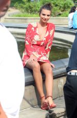 EMILY RATAJKOWSKI on the Set of a Photoshoot in New York 07/07/2016