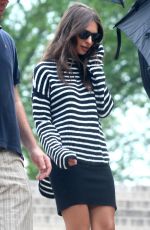 EMILY RATAJKOWSKI on the Set of a Photoshoot in New York 07/07/2016