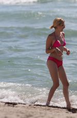 EMMA ROBERTS in Bikini at a Beach in Miami beach 07/14/2016
