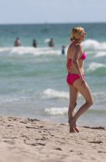 EMMA ROBERTS in Bikini at a Beach in Miami beach 07/14/2016