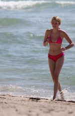 EMMA ROBERTS in Bikini at a Beach in Miami beach 07/14/2016
