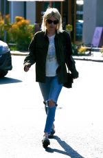 EMMA ROBERTS in Ripped Jeans Out in West Hollywood 07/05/2016