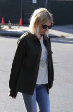 EMMA ROBERTS in Ripped Jeans Out in West Hollywood 07/05/2016