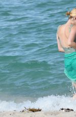 EMMA ROBERTS in Swimsuit at a Beach in Miami 07/14/2016