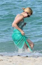 EMMA ROBERTS in Swimsuit at a Beach in Miami 07/14/2016