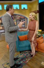 EMMA ROBERTS on the Set of Despierta América in Miami 07/13/2016