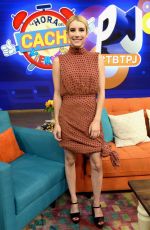 EMMA ROBERTS on the Set of Despierta América in Miami 07/13/2016