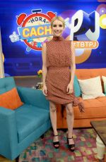 EMMA ROBERTS on the Set of Despierta América in Miami 07/13/2016