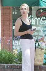 EMMA ROBERTS on the Set of Scream Queens in Beverly Hills 07/27/2016