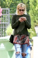 EMMA ROBERTS Out and About in Beverly Hills 07/06/2016