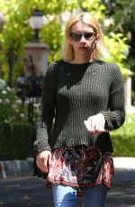 EMMA ROBERTS Out and About in Beverly Hills 07/06/2016