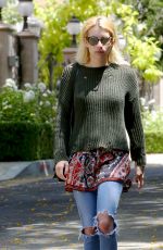 EMMA ROBERTS Out and About in Beverly Hills 07/06/2016