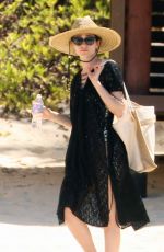 EMMY ROSSUM in Swimsuit on the Beach in Cabo San Lucas 07/03/2016