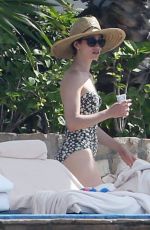 EMMY ROSSUM in Swimsuit on the Beach in Cabo San Lucas 07/03/2016