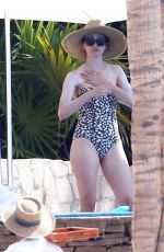 EMMY ROSSUM in Swimsuit on the Beach in Cabo San Lucas 07/03/2016