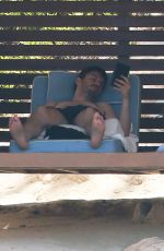 EMMY ROSSUM in Swimsuit on the Beach in Cabo San Lucas 07/03/2016