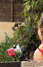 ERIKA JORDAN in Bikini on the Set of a Photoshoot in State Park 07/17/2016