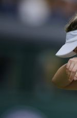 EUGENIE BOUCHARD at 2nd Tound of Wimbledon Tennis Championships in London 06/30/2016