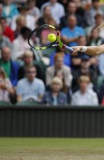 EUGENIE BOUCHARD at 2nd Tound of Wimbledon Tennis Championships in London 06/30/2016