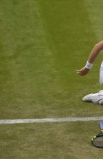 EUGENIE BOUCHARD at 2nd Tound of Wimbledon Tennis Championships in London 06/30/2016