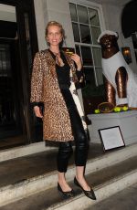 EVA HERZIGOVA Leaves 34 Mayfair Restaurant in London 07/04/2016