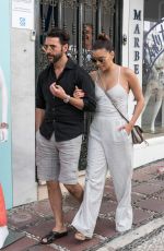 EVA LONGORIA and Jose Baston Out in Marbella 07/18/2016