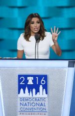 EVA LONGORIA at Democratic National Convention in Philadelphia 07/25/2016