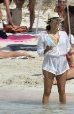EVA LONGORIA in Bikini on the Beach in Ibiza 07/21/2016
